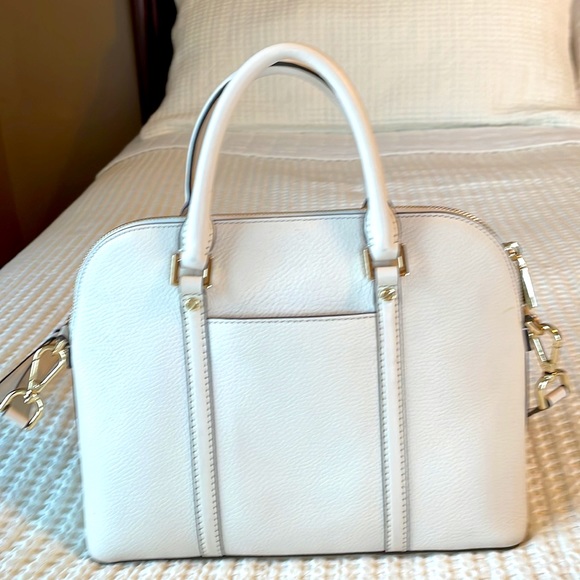 Michael Kors - Bedford Legacy Medium Pebbled Leather Dome Satchel Handbag - Picture 3 of 9